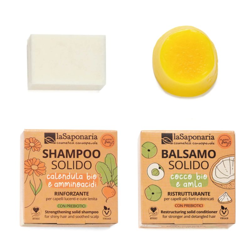 Solid Shampoo and Conditioner - Forza and Energia Kit