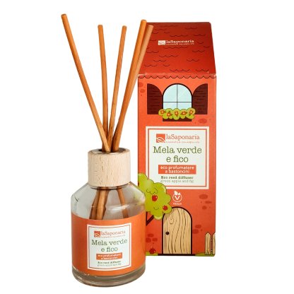 Eco profumatore a bastoncini - Mela verde e Fico