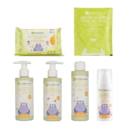 Newborn and baby routine - first bath gift set