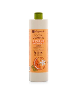Family Shower Shampoo – Organic Orange and Vitamin C
