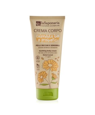 Dry and Sensitive Skin Body Cream – Organic Calendula and Prebiotics