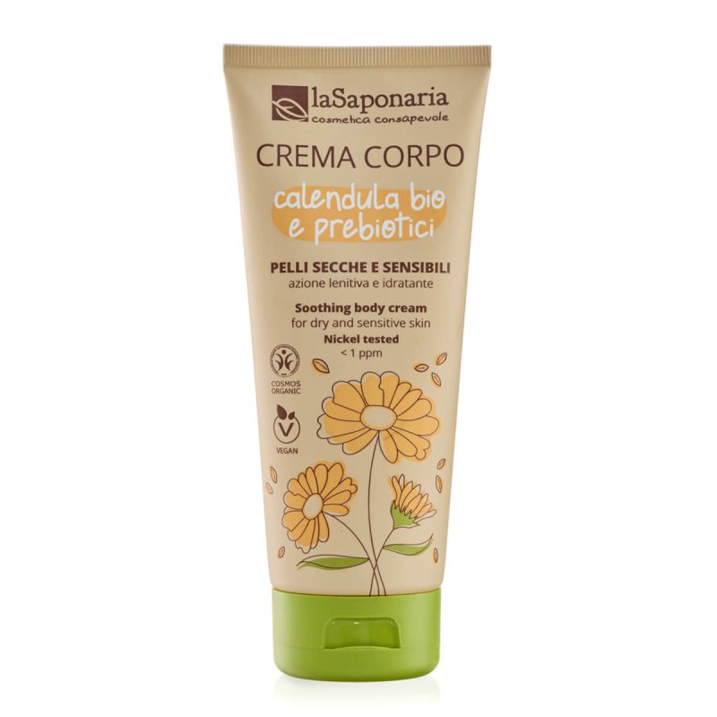 Dry and Sensitive Skin Body Cream – Organic Calendula and Prebiotics
