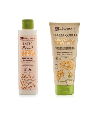 Sensitive Skin Body Kit – Shower Milk + Body Cream