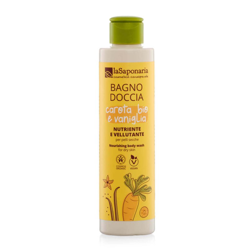Delicate body cleanser carrot & vanilla – Dolce schiuma