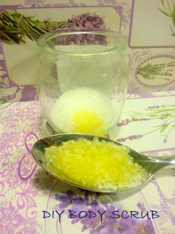 Fairy feet scrub: tutorial